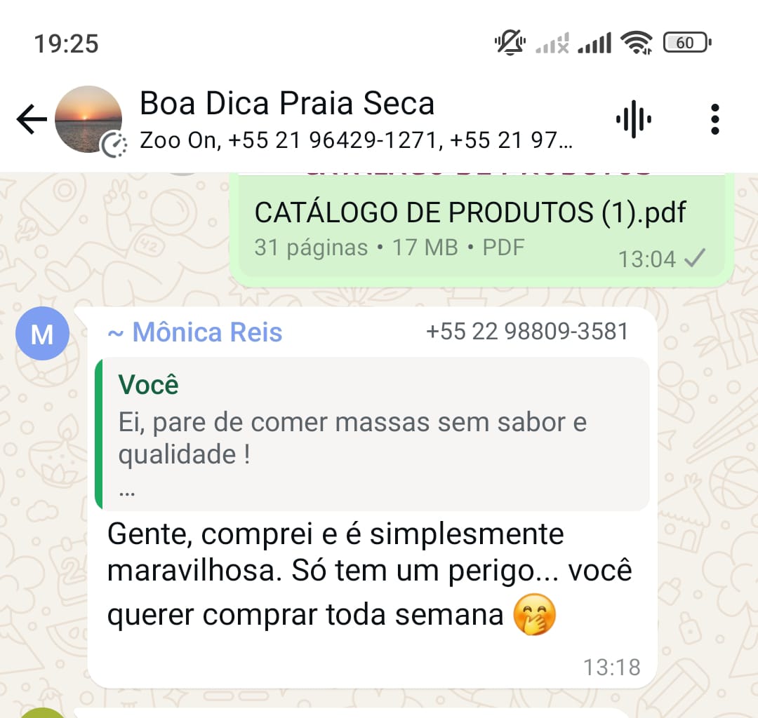 feedback ravelli massas artesanais