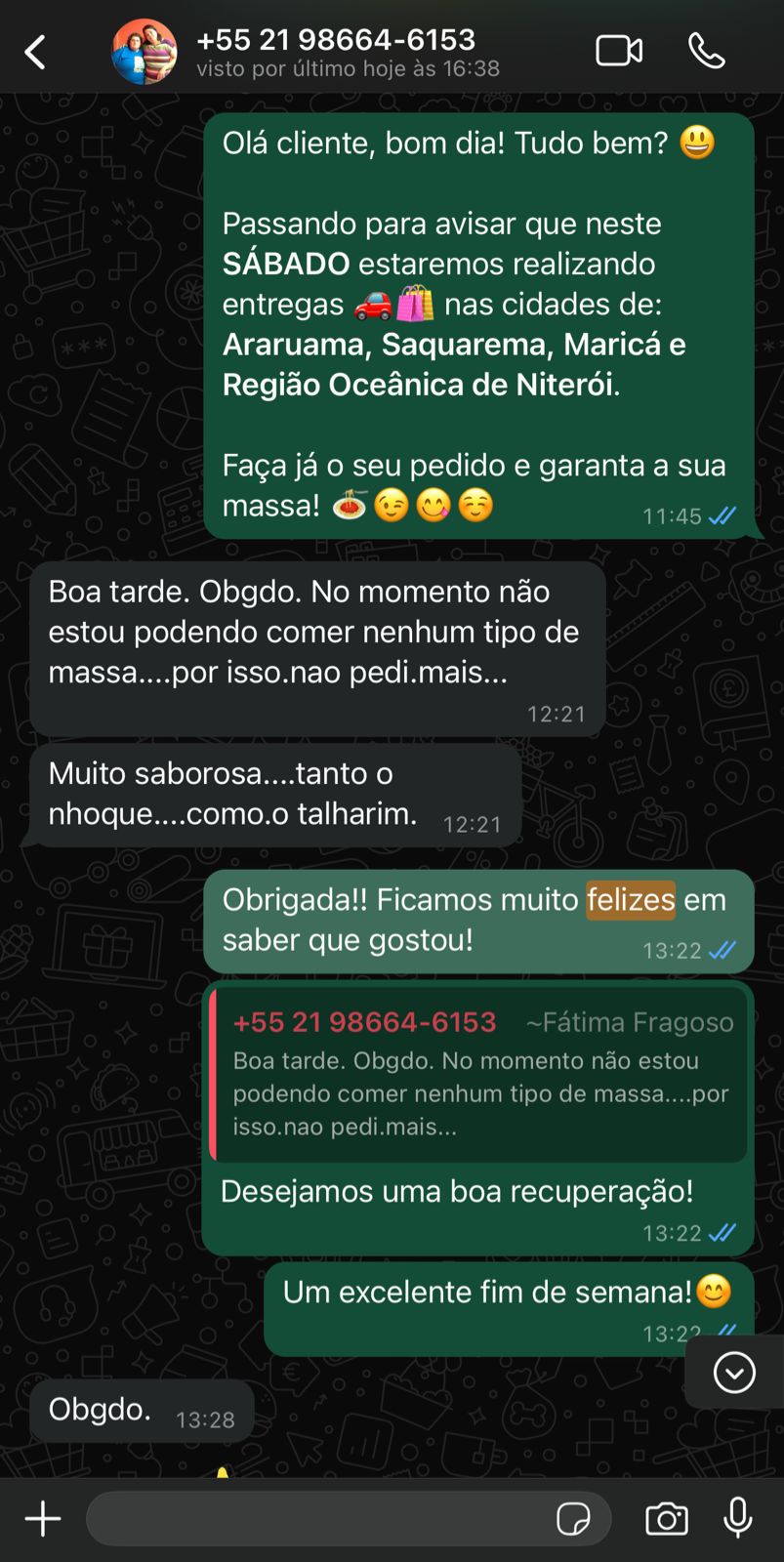 feedback ravelli massas artesanais