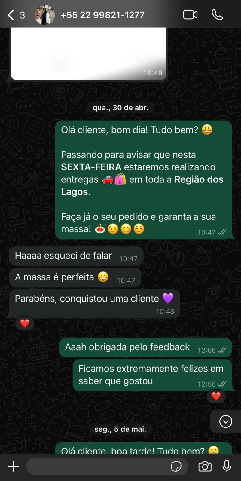 feedback ravelli massas artesanais