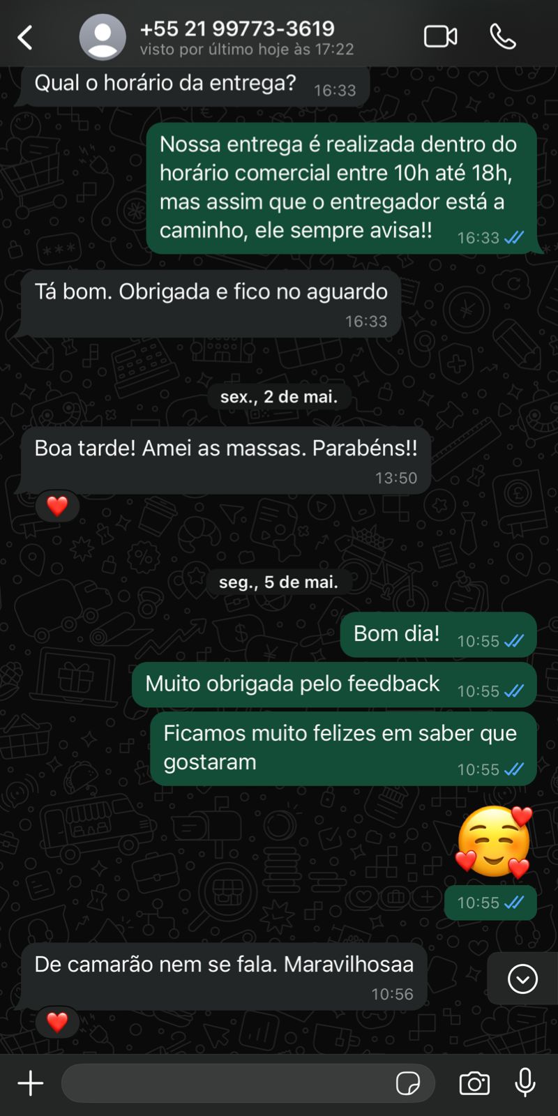 feedback ravelli massas artesanais