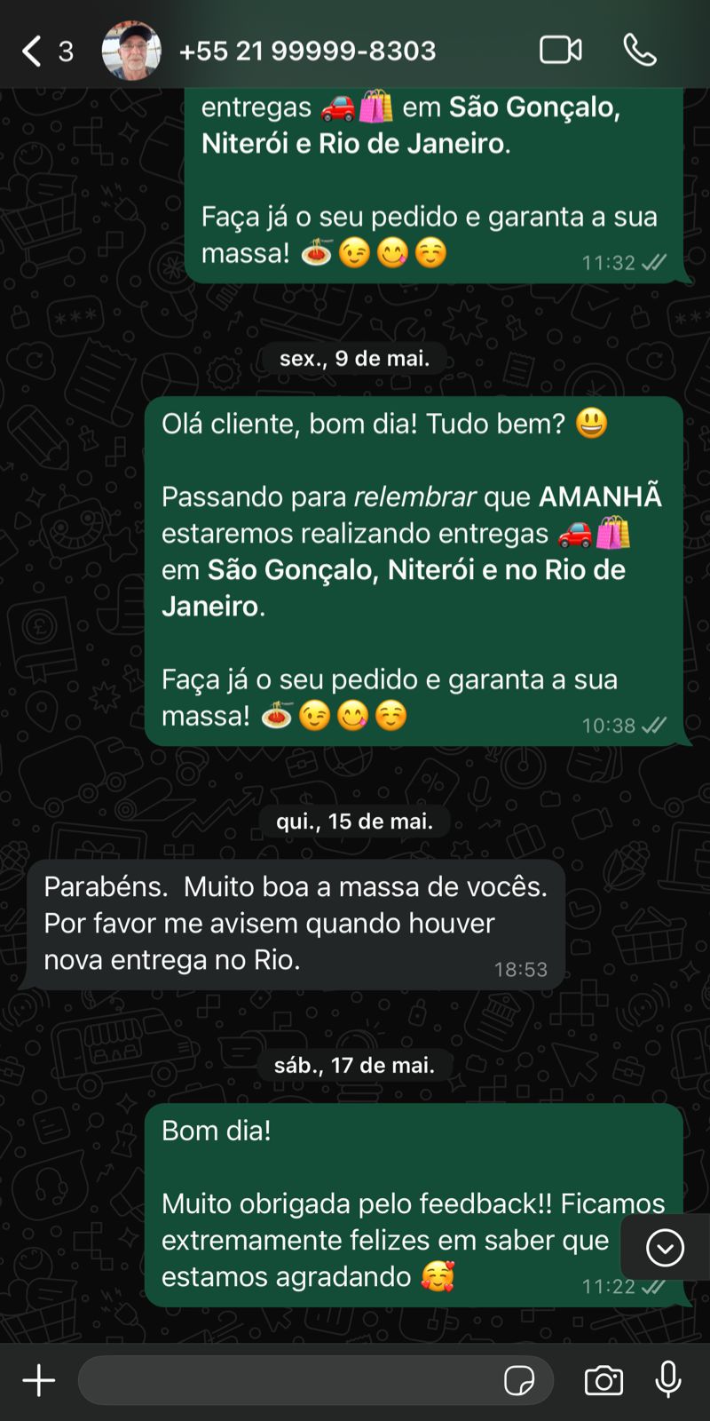 feedback ravelli massas artesanais