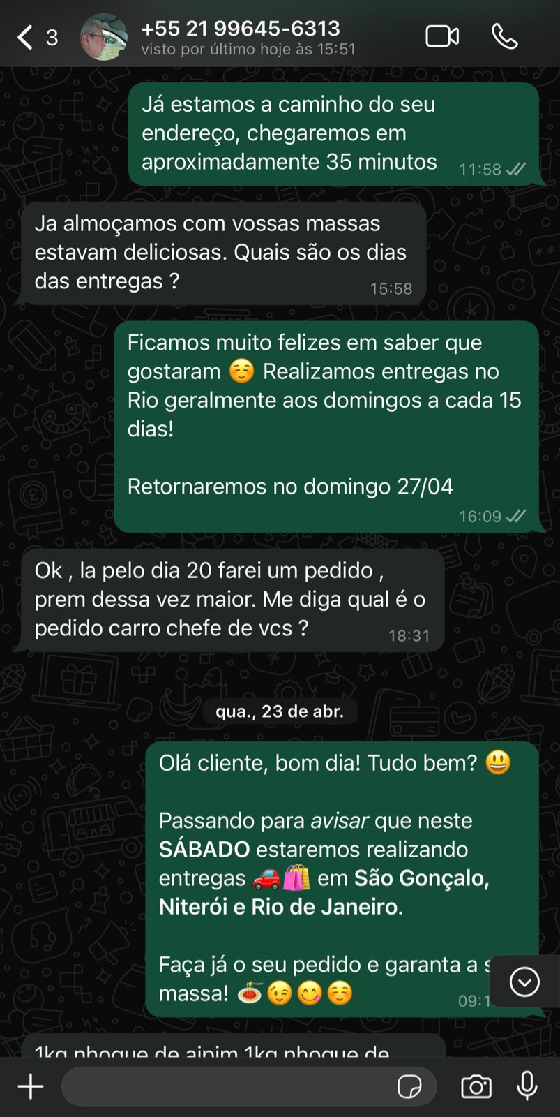 feedback ravelli massas artesanais